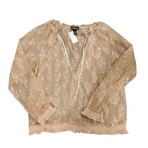 NWT Women's plus size top Lane Bryant size 22/24 blouse